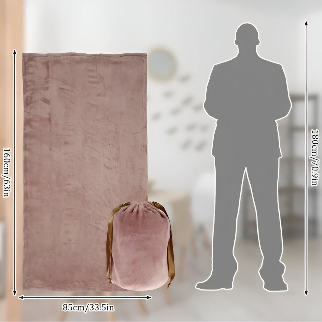 Lunvang™ Trådløst USB-varmeteppe i myk flanell for to