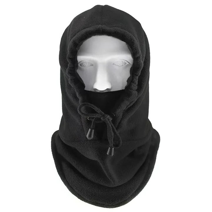 Balaklava i fleece og skihette med justerbar passform