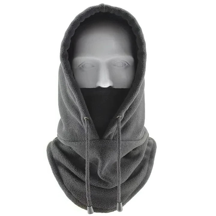 Balaklava i fleece og skihette med justerbar passform