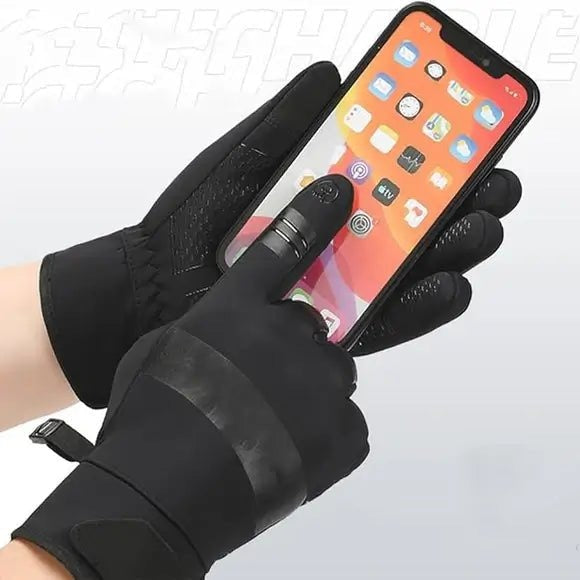 Varme sykkelhansker til vinteren med touch-fingertupper
