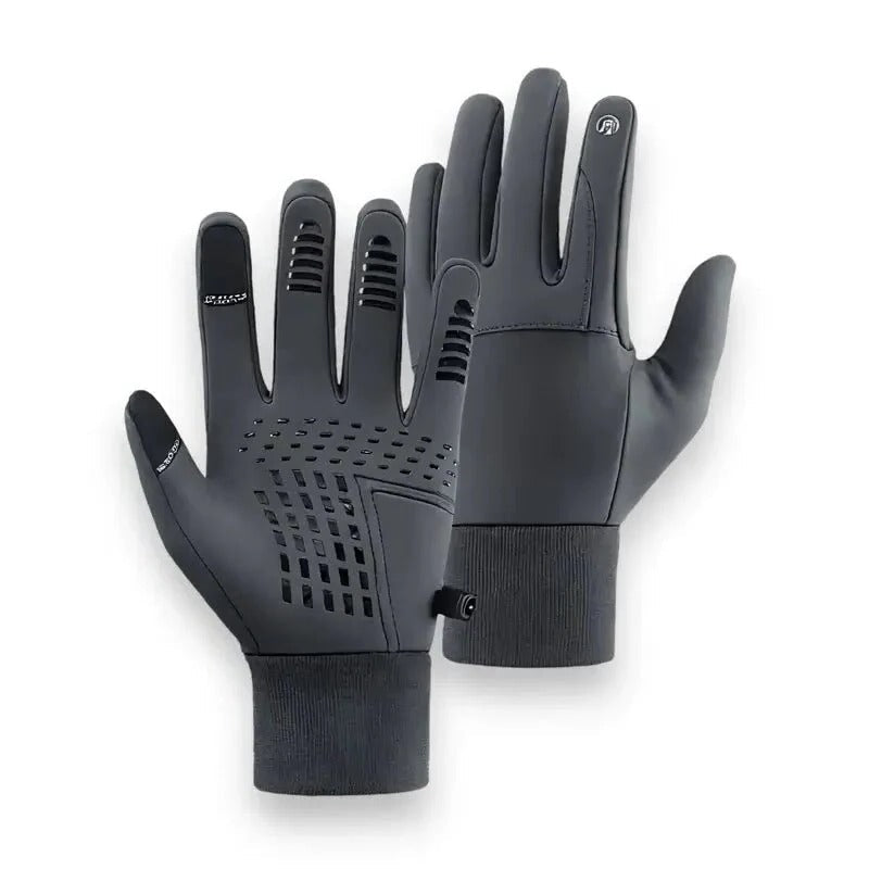 Varme sykkelhansker til vinteren med touch-fingertupper