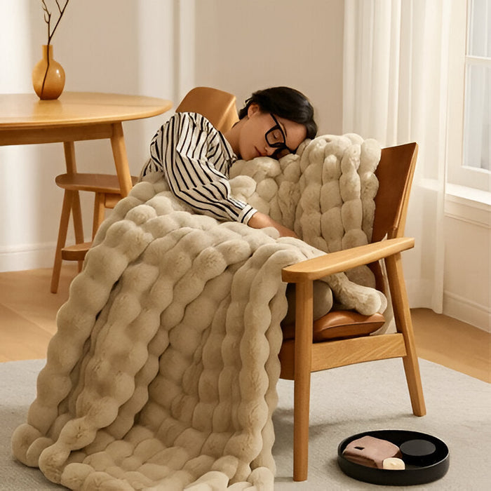 Lunvang™ Myk plysjpledd for alle årstider med elegant design