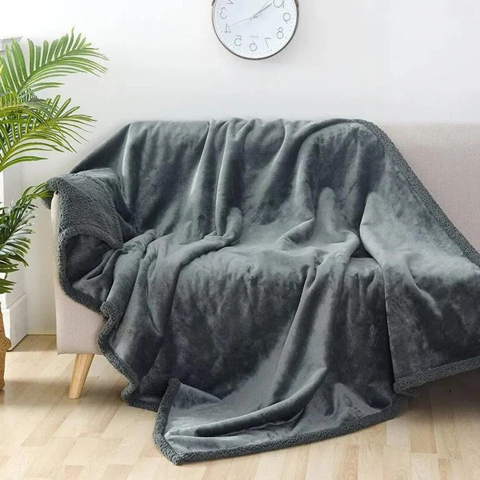 Vendbart vanntett og varmt pledd for sofa og seng