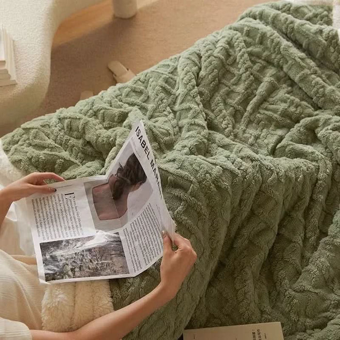 Lunvang™ Vendbart vinterteppe, varmt og moderne med to sider