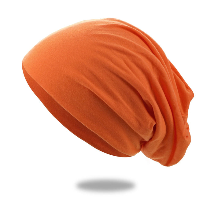 Lunvang™ Slouch beanie i pustende strikk med stretch
