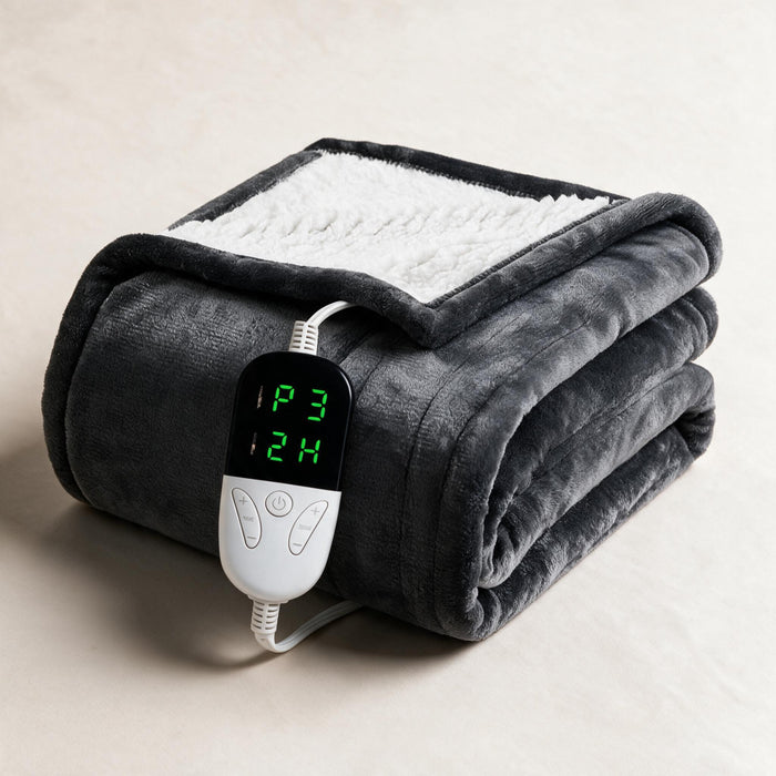 Lunvang™ Varmepledd i sherpa med seks varmenivåer og timer