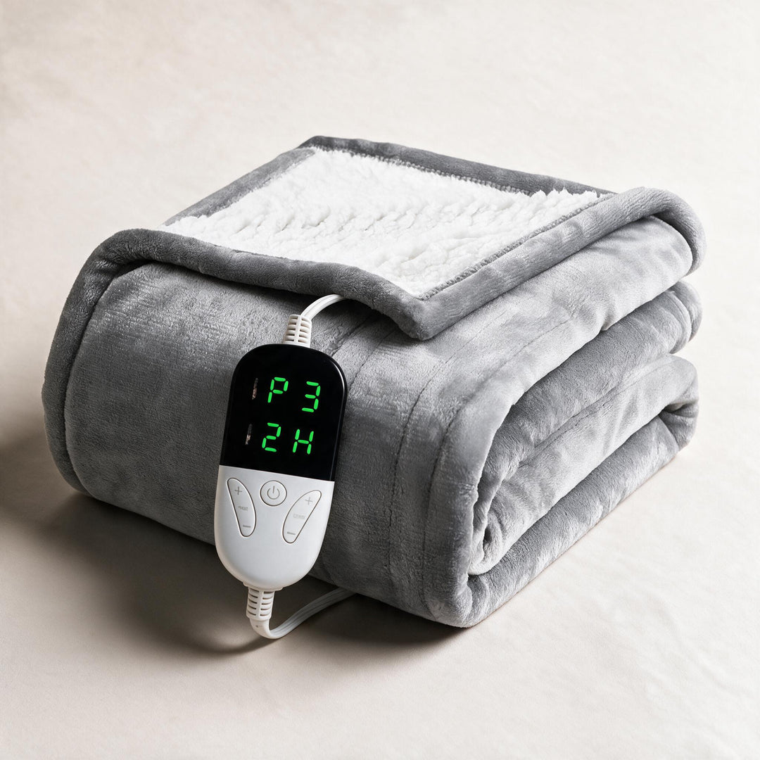 Lunvang™ Varmepledd i sherpa med seks varmenivåer og timer