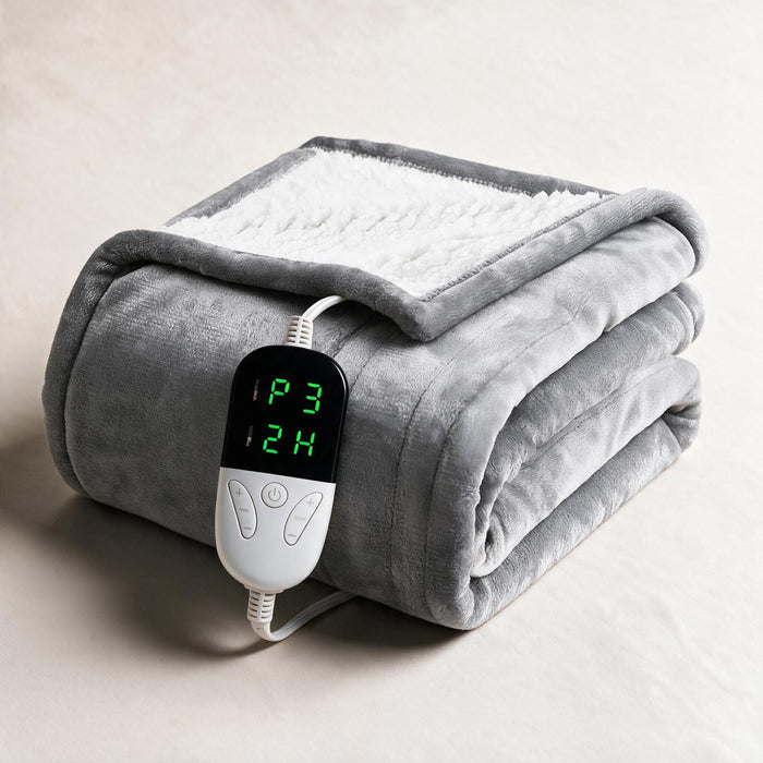 Lunvang™ Varmepledd i sherpa med seks varmenivåer og timer