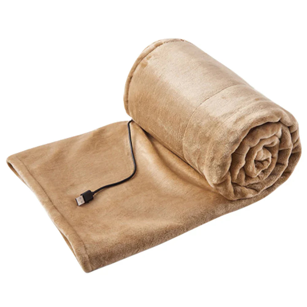 Lunvang™ USB-varmeteppe i myk fleece med tre varmenivåer