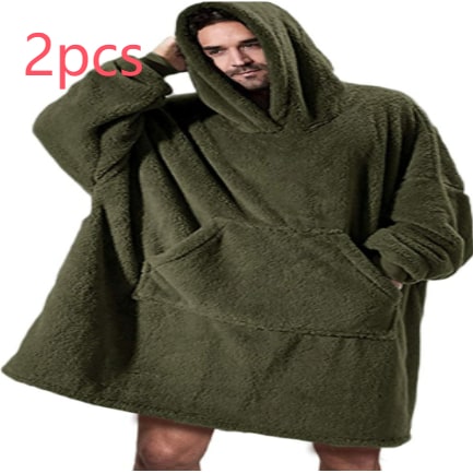 Lunvang™ Oversized teppegenser i dobbeltsidig plysjfleece