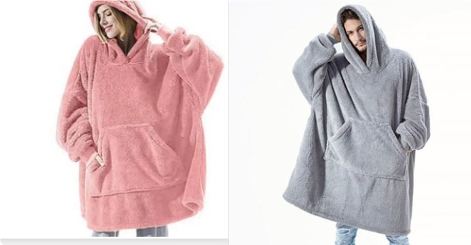 Lunvang™ Oversized teppegenser i dobbeltsidig plysjfleece