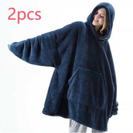 Lunvang™ Oversized teppegenser i dobbeltsidig plysjfleece